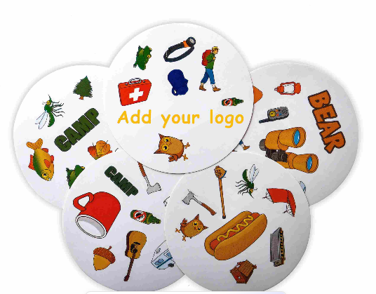 தனிப்பயன் பிரிண்டிங் தயாரிப்பாளர் பார்ட்டி விளையாடும் குடும்ப ஜோடி காகித அட்டை